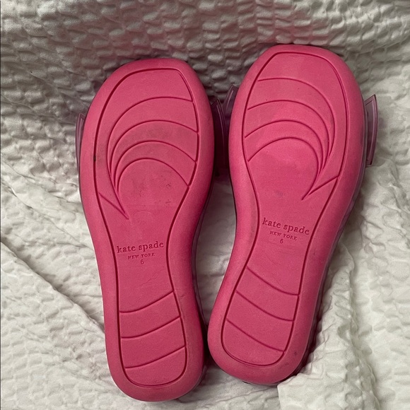 Kate Spade Pink Bow Jelly Sandals - Picture 7 of 7